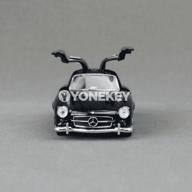 Mercedes-Benz 300SL metal model awtoulag, 1:36, gyzyl/geri çekilýän