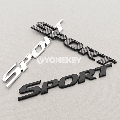 Toyota üçin 3D ABS SPORT awto emblem stiker