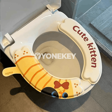 Çaga üçin ýyly, ýumşak we rahat hajathana oturgyç örtügi