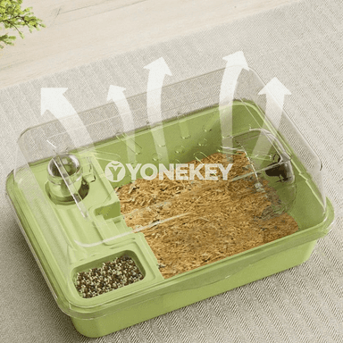 Hamster üçin uly, çydamly, ýokarky açylýan ýaşaýyş jaýy