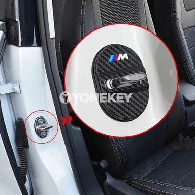 BMW üçin gapy gulpuny goraýjy ABS stiker gapak — 4 bölek