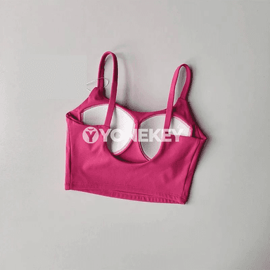 Aýallar üçin sport bra-top, ýoga we fitnes üçin, padly, dem alýan