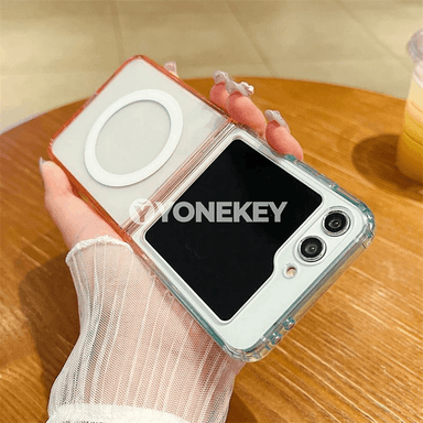 Samsung Galaxy Z Flip üçin magnitli gradient gorag gapak
