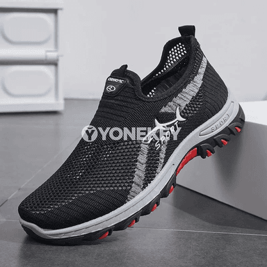 Erkekler üçin tomusky dem alýan mesh sport aýakgaplar, ýeňil