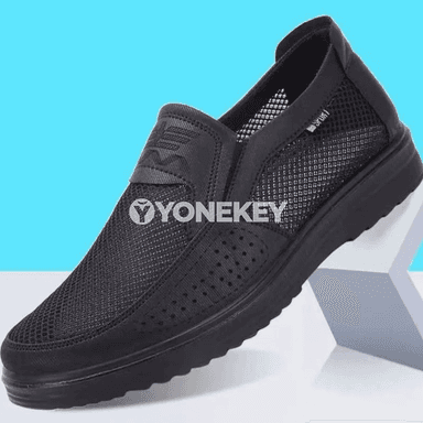 Erkekler üçin ýeňil dem alýan tomus loafer köwüşler