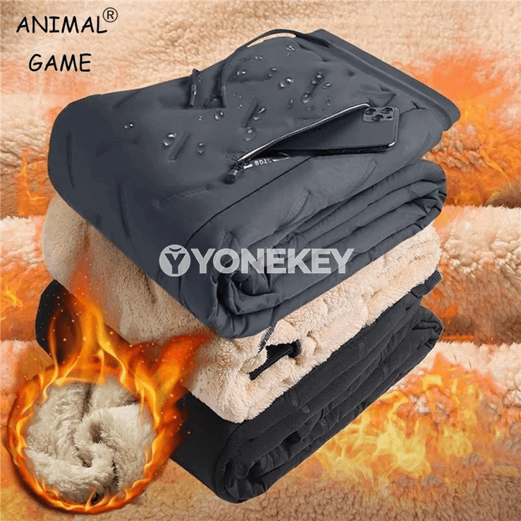 Gyş üçin ýyly erkek balaklary, ýumşak flisli sport görnüşi