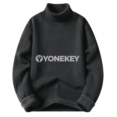 Erkekler üçin boýunly ýyly switer, örme klassik model
