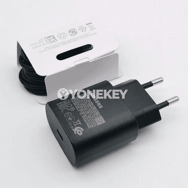Samsung 25W çalt güýçlendiriji adapter, Galaxy S/Note/Z üçin