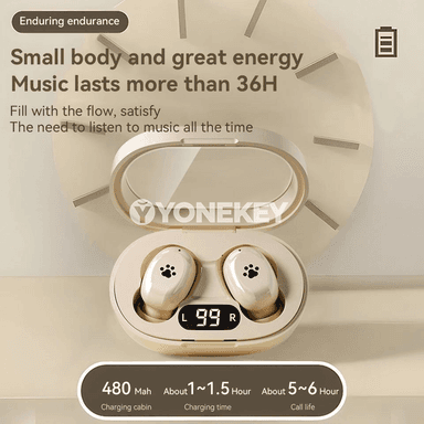 Mini simsiz Bluetooth 5.3 gulaklyk, sport we oýun üçin