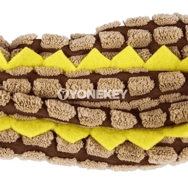 Itiň sesi çykýan ýumşak krokodil oýunjagy, doldurylmaýan