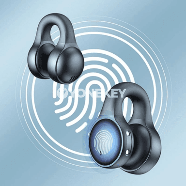 Bluetooth simsiz gulaklyklar, klip görnüşli, mikrofonly, güýç görkeziji