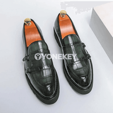 Erkekler üçin platforma loafers köwüşler, ofis we gündelik üçin klassiki stil