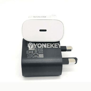Samsung 25W UK çalt zarýad beriji, Type-C kabel bilen