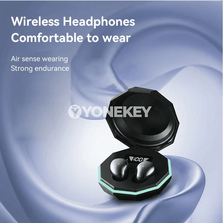 Bluetooth TWS gulak içi nausnikler, uzyn batareýaly, mikrofonly