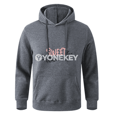Erkekler üçin giň kesimli kapýuşonly sweatshirt, dürli reňkler