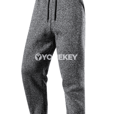 Erkekler üçin ýyly fleece sport balaklary, güýz-gyş jogger