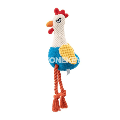 Itler üçin çydamly örülen dişlemeli ýüpli oýunjak