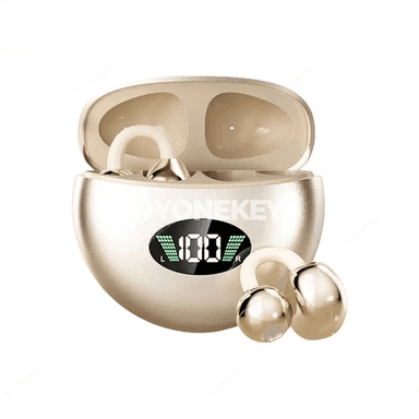Bluetooth simsiz nauşnik Q71, LED görkeziji, mikrofonly