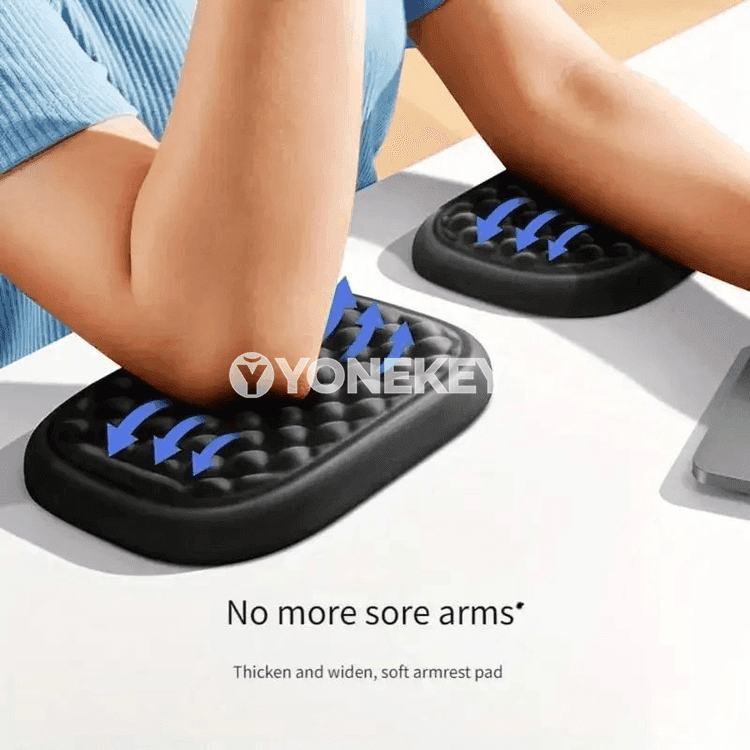 Ergonomiki el bilek we tirsek dynç alyş ýassygy — kompýuter üçin