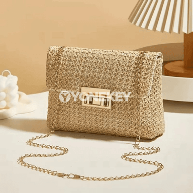 Zenanlar üçin zynjyrly egninden asylýan sumka, banýet we günlük stil