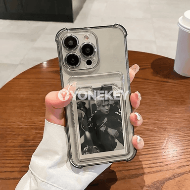 iPhone üçin açyk kartoçkaly gorag gap, şokdan goragly