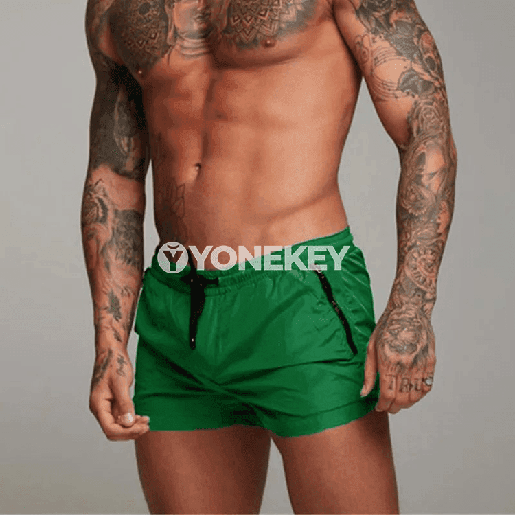 Erkekler üçin ýeňil sport şorty, tomusky gündelik modeller