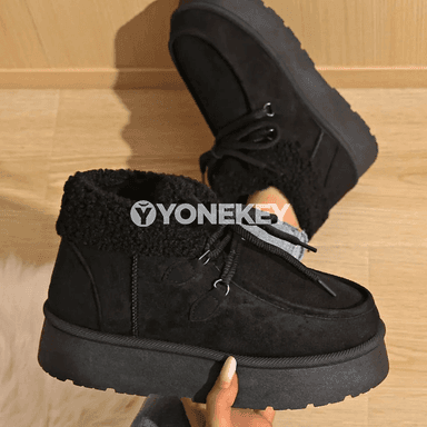 Zenanlar üçin gyş ädikleri, ýyly plush astarly, bagly