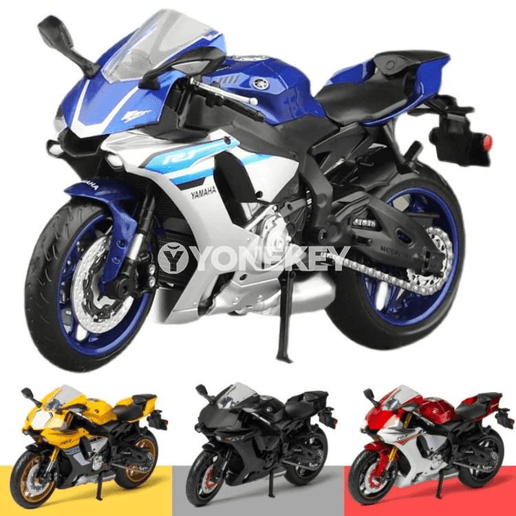 YAMAHA YZF-R1M 1:12 metal model motosiklet oýnawaç