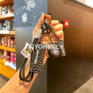 Fitnes üçin dambel görnüşli silikon açar asgyjy