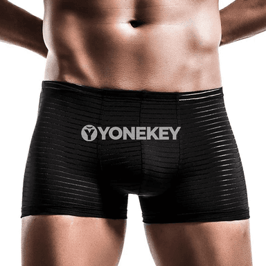 Erkekler üçin dem alýan, destekli boxer içki eşik