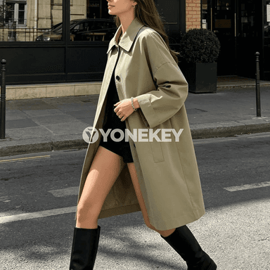 Aýal-gyzlar üçin uzyn ýeňli ýeňil windbreaker kurtkasy