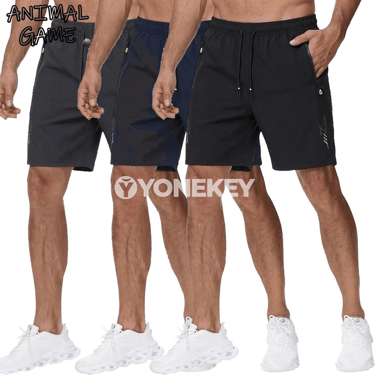 Tomuslyk erkek sport şortigi, ýeňil, çalt guradyjy, jübili model