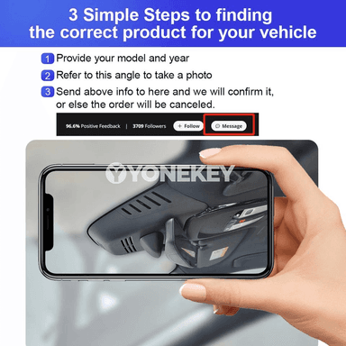 Toyota Camry üçin Fitcamx 4K gizlin awto registrator, Wi-Fi, gijeki rejes