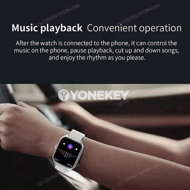 2.01 dýuýmlyk ekranly akylly sagat, sport we fitnes üçin, Bluetooth jaňly