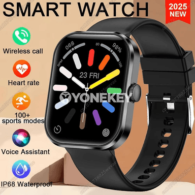 2026 täze akylly sagat, doly duýgur ekranly, jaňly we sport funksiýaly