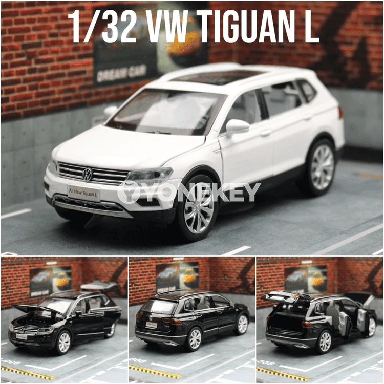 1:32 Volkswagen Tiguan L model awtoulag, sesli-çyraly, metal