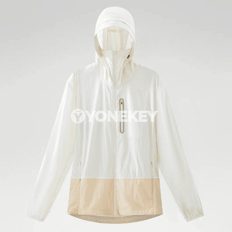 LNGXO suw geçirmeýän, UV goraýjy erkek-zenan ýeňil jaket