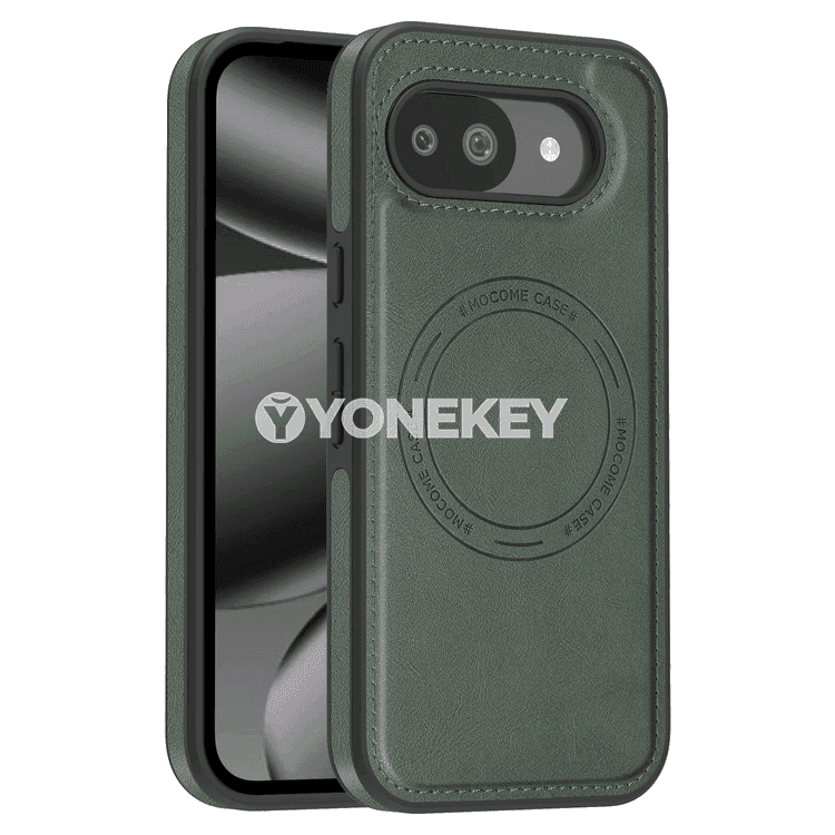 Google Pixel 8-10 üçin magnitli deri telefon gapagy, urga garşy