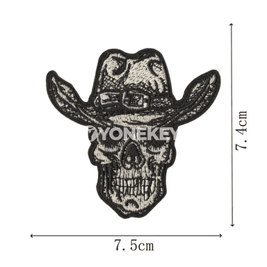 9 sany western keşdep patchy, penjek we sumka üçin bezeg