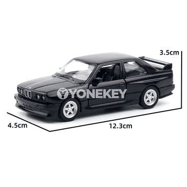BMW M3 1:36 metal awtoulag modeli, yzyna itekleýän, çagalar üçin