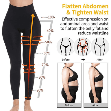 Aýallar üçin ýokary belli, şekillendiriji kompression leggins