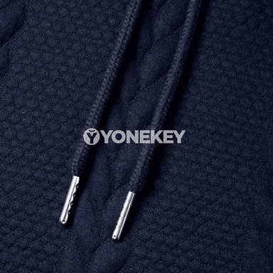 Erkekler üçin cable örme zipli hudi penjek, kapsaly, giň kesimli