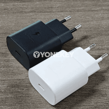 Samsung 25W USB-C çalt zarýad beriji adapter, Galaxy üçin