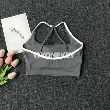 Aýallar üçin sport yoga bra, arka gözellik dizaýnly