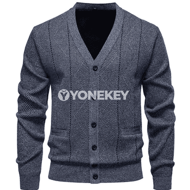 Erkekler üçin ýyly cardigan sviter-kurtka, jübili, zipli