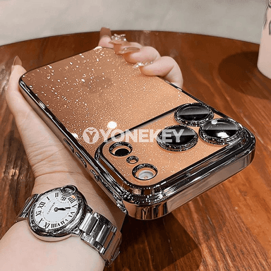 iPhone 11-17 üçin parlak translýuçar goragly gapak