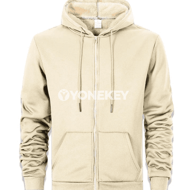 Gyş üçin ýyly fleece erkek zipli kapýuşonli switer
