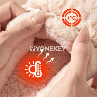 Zenanlar üçin ýyly pelüş öý şypbyklary, jübüt görnüşli, rahat