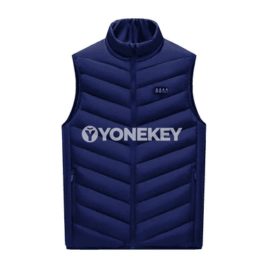 Erkekler üçin USB ýyladylýan ýyly ýeňsiz jaket, gyş üçin