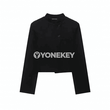 Zenanlar üçin ýönekeý, owadan ofis blazer ýeňil ýeňli model
